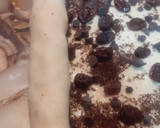 Foto del paso 3 de la receta: Rosca de Pascuas rellena con pasas de uva y chocolate💕