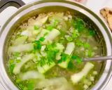 Hình bước làm 4 của món Cá bóp chiên, canh bầu tôm