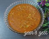 A picture of step 3 of Sabut Hari Moong Daal.
