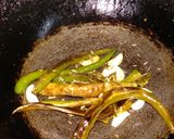 A picture of step 1 of Spicy green chilli chutney.