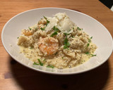 Foto del paso 8 de la receta: Falso Risotto de coliflor, gambas y coco