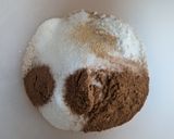 A picture of step 1 of Whole Wheat Carrot Muffins - Vegan Dessert.