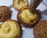 Ropogós képviselő fánk narancsos-vaníliás krémmel, csokihabbal recept fázis 14 fotója