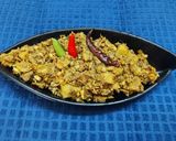 A picture of step 3 of Banana Flower Dry Curry or Mochar Ghonto.
