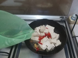 Tumis Tahu Halus Pedas