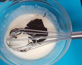 A picture of step 2 of Brownie cake.