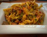Foto del paso 7 de la receta: Col con bacon y setas