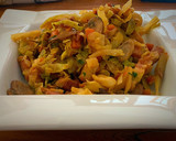 Foto del paso 7 de la receta: Col con bacon y setas