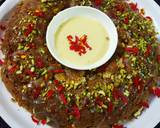 Pistachio dry fruit rose cake recipe step 8 photo