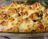 Une image de l'étape 4 de Gratin de choux-fleurs et brocoli rapide.