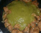A picture of step 4 of Pork tenderloin in salsa verde.