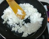 A picture of step 5 of Coconut Barfi Coconut Sandesh.