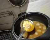 A picture of step 2 of Leftover kaddu ki sabzi moong dal khichdi.