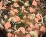 A picture of step 9 of Goat and Onions.