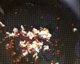 A picture of step 4 of Garlic and chilli broccoli - vegan.