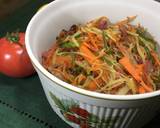 Colorful Vegetables fry with Bacon recipe step 3 photo