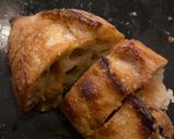 A picture of step 4 of Garlic bread to drool for….