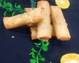 A picture of step 4 of Spring rolls.