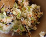 Foto del paso 3 de la receta Gratinado de mejillones con puré de patatas y puerros
