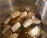 A picture of step 4 of Japanese style braised pork belly in the Instant Pot.