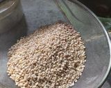 A picture of step 1 of Chana Mash Daal.