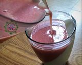 Hình bước làm 6 của món Panna cotta vị dâu tây!