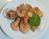 รูปขั้นตอนการทำที่ 6 ของ กุ้งอบเกลือ
