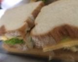 Foto del paso 4 de la receta: Sándwich de jamón de pavo con manzanas y rábanos