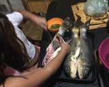 Foto del paso 1 de la receta: Carpa al horno con adobe