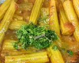 A picture of step 3 of Sojne Datar Jhal Chorchori Bengali Style.