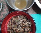 Foto del paso 2 de la receta: Ensalada de lentejas y portobellos con aderezo de huevo y mostaza