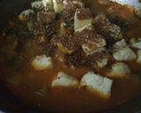 A picture of step 5 of Kadhai Paneer.