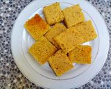 A picture of step 7 of Semovita cake.