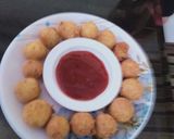 A picture of step 3 of Aloo cheese paneer marble Goti.