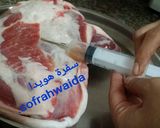 صورة لخطوة 5 من وصفة الفخذة الضاني بالخضار بالفرن