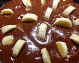 Une image de l'étape 9 de Fondant chocolat banane.