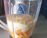 A picture of step 1 of Mango smoothie#team tree.