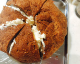A picture of step 10 of Keto Korean-Style Cream Cheese Frosting Flower Bread.