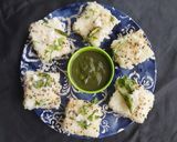 A picture of step 5 of Sooji Dhokla.