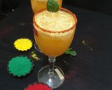 A picture of step 4 of Basanti thandai cocktail.