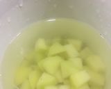 A picture of step 8 of Alu meethi with paratha.