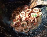 Foto langkah ke 10 dari resep Sotong a.k.a. Cumi tumis pedas.