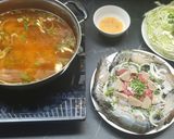Hình bước làm 3 của món Lẩu Thái tôm càng xanh mực mai