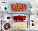 صورة لخطوة 1 من وصفة نقانق بالجبنة المطاطي