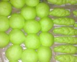 Foto langkah ke 2 dari resep Bakpao kepang pandan coklat.