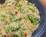 Foto del paso 5 de la receta: Paella de verduras y espárragos verdes