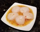A picture of step 1 of Grilled Scallops, Wrapped in Bacon.