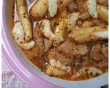 Foto langkah ke 4 dari resep Sup Kunyit Bunga Tebu Udang Vegan.