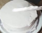A picture of step 5 of Pizza theme cake (mix flavor).