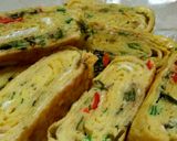 Foto langkah ke 3 dari resep Telur dadar lapis 💕💕.